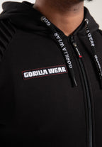 Gorilla Wear Georgia Zipped Hoodie - Zwart