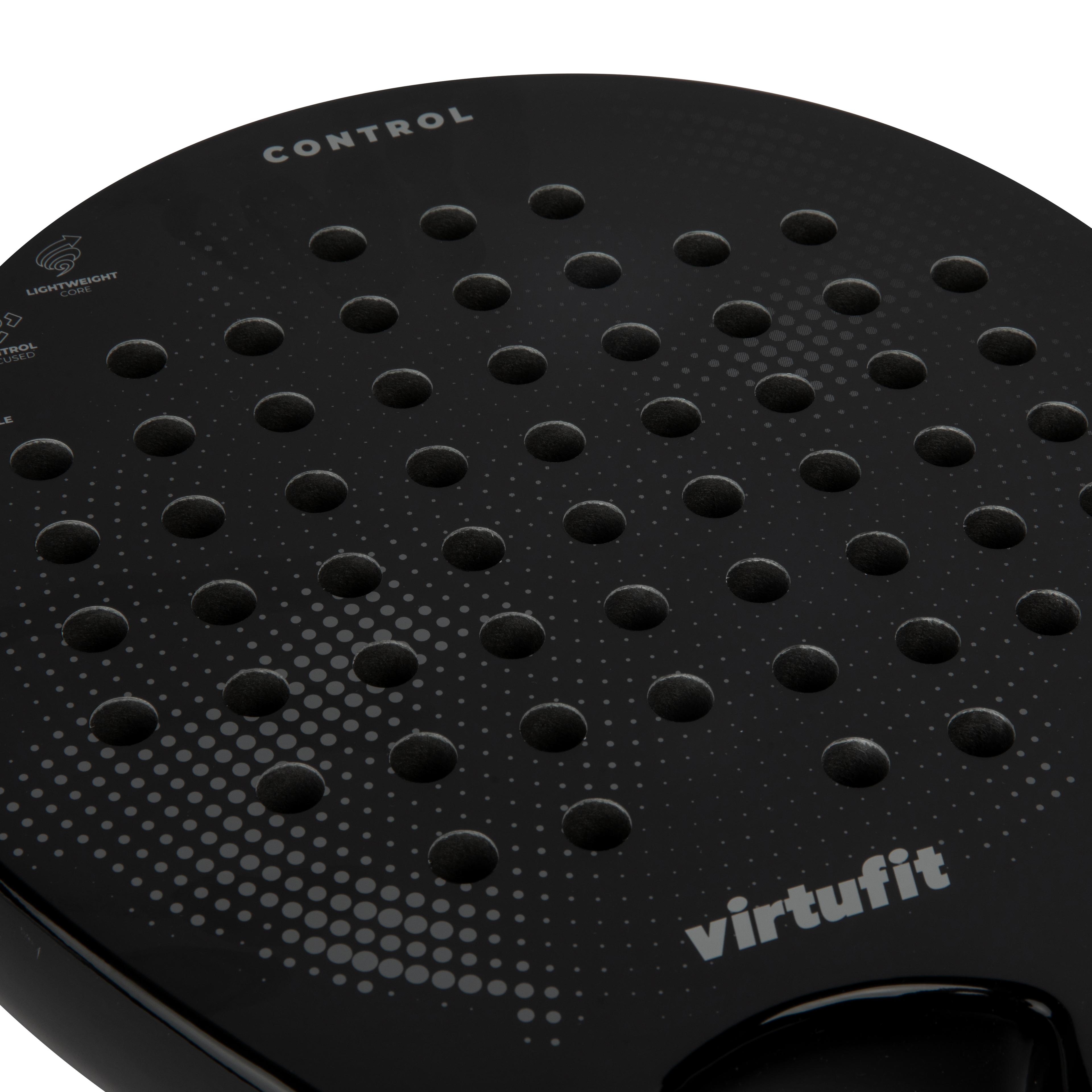 VirtuFit Control Padel Racket - Zwart - Grijs - Tweedekans