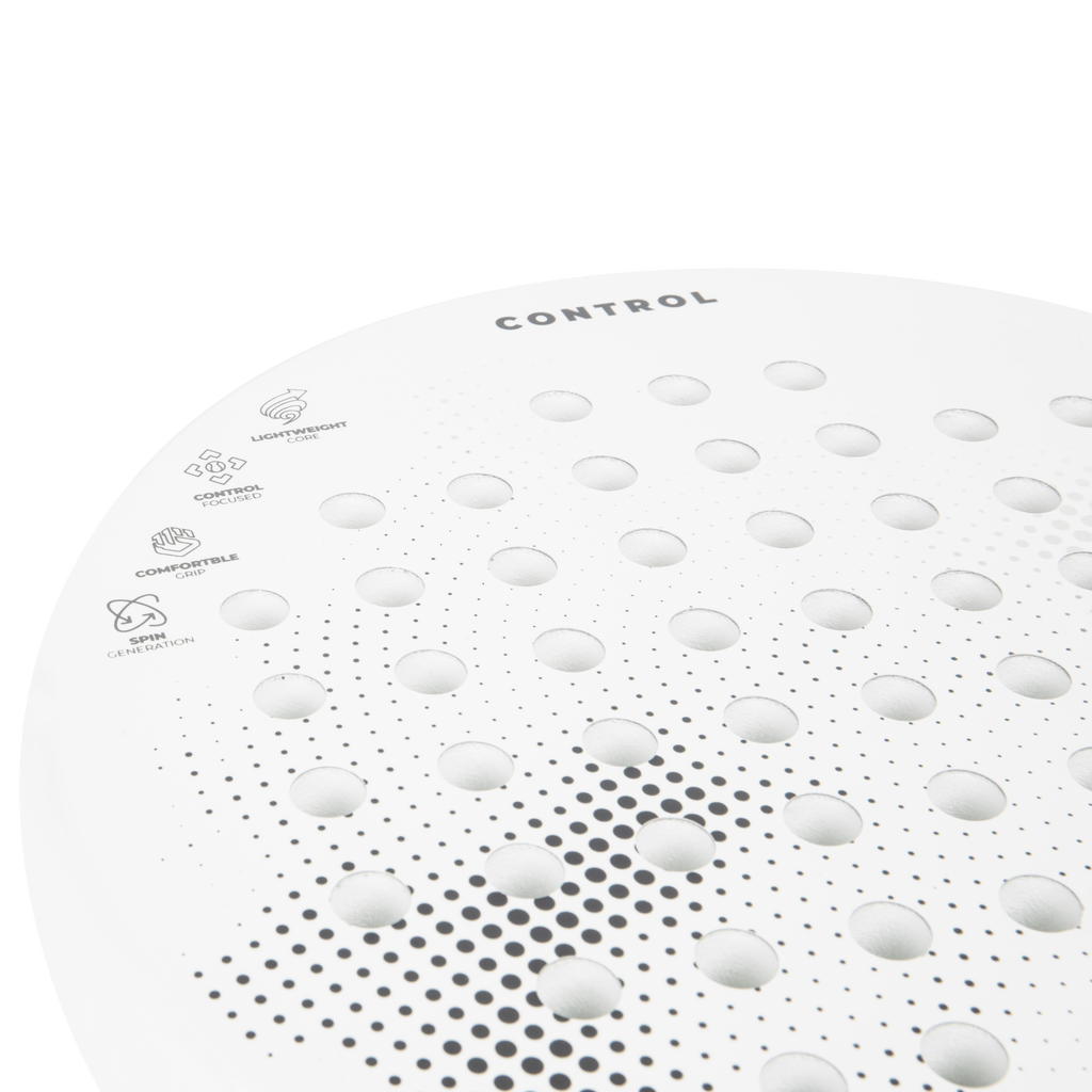 VirtuFit Control Padel Racket - Wit - Zwart - Tweedekans