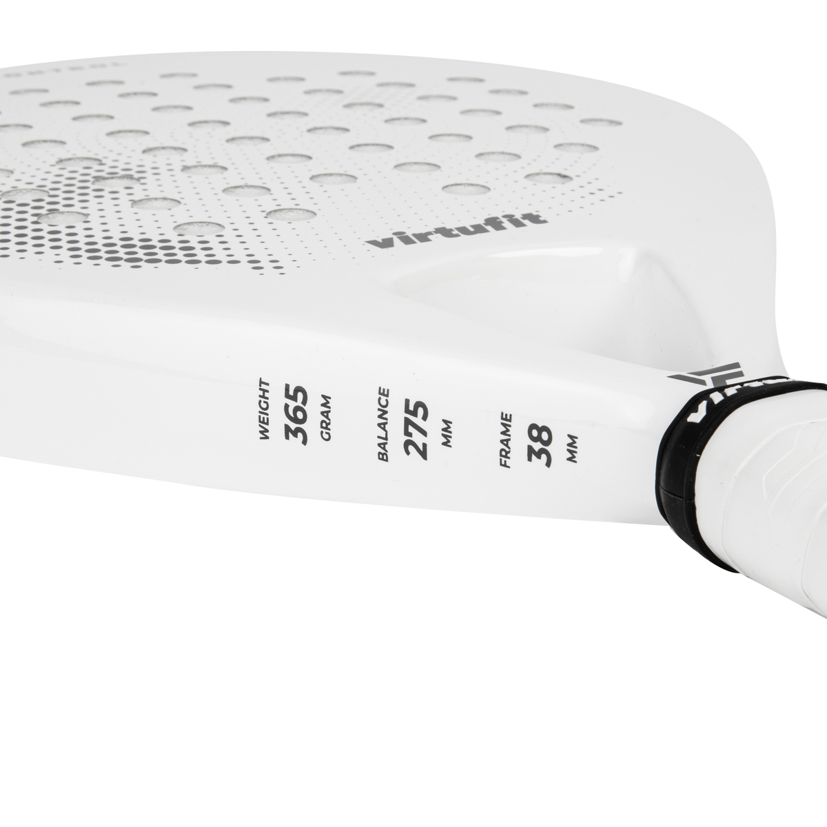 VirtuFit Control Padel Racket - Wit - Zwart - Tweedekans