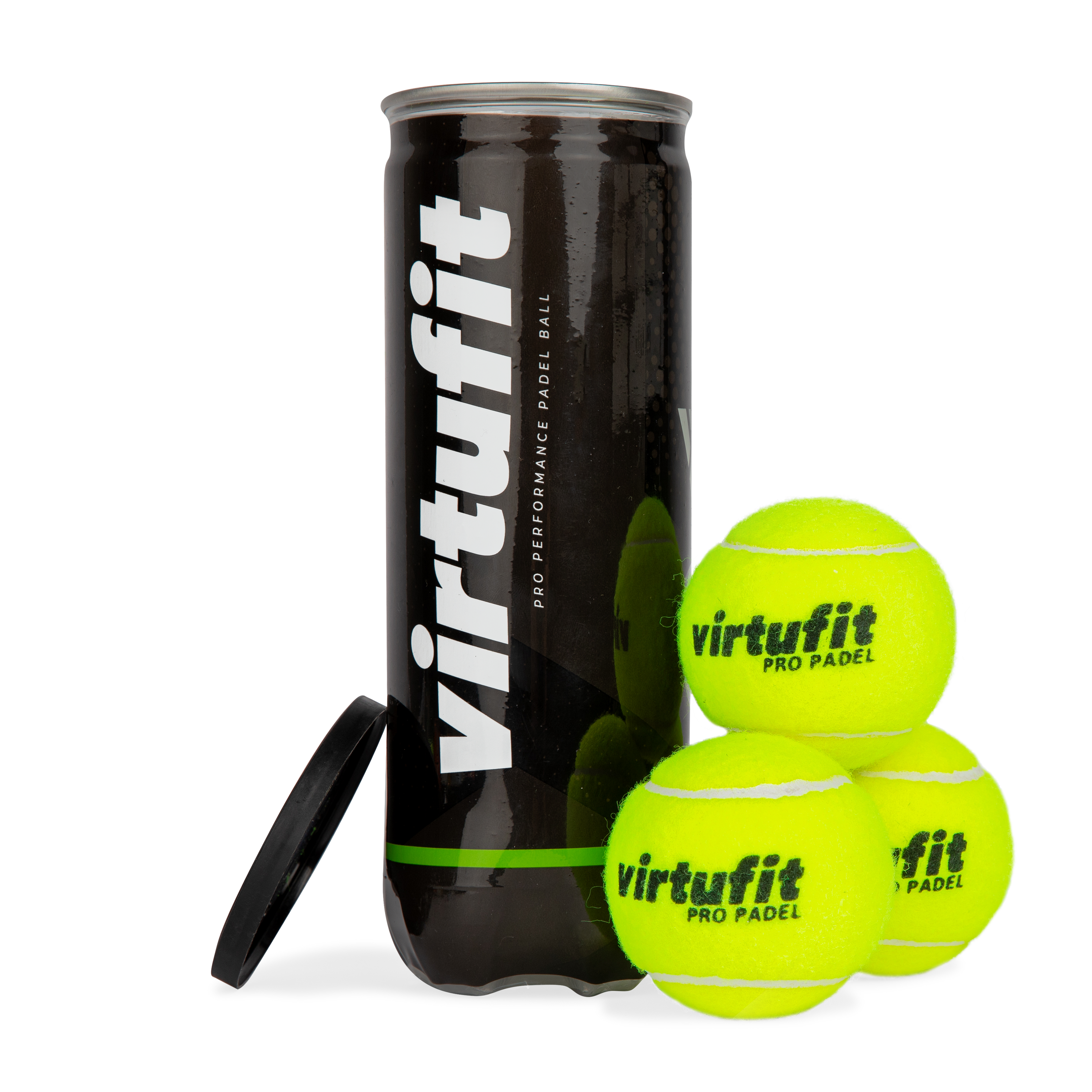 VirtuFit Pro Padel Ballen - Set / 3 ballen - Tweedekans