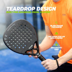 VirtuFit Fusion Pro Padel Racket - Zwart - Grijs