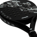 VirtuFit Hybrid Padel Racket - Zwart - Grijs - Tweedekans