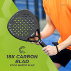 VirtuFit Fusion Pro Padel Racket - Zwart - Grijs - Tweedekans