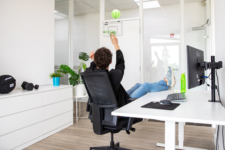 VirtuFit Pro Mini Basketbalbord met 2 Ballen en Pomp - Glow In the Dark - Tweedekans