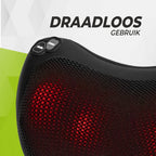 VirtuFit Draadloos Massagekussen Pro - Met Warmtefunctie - Tweedekans