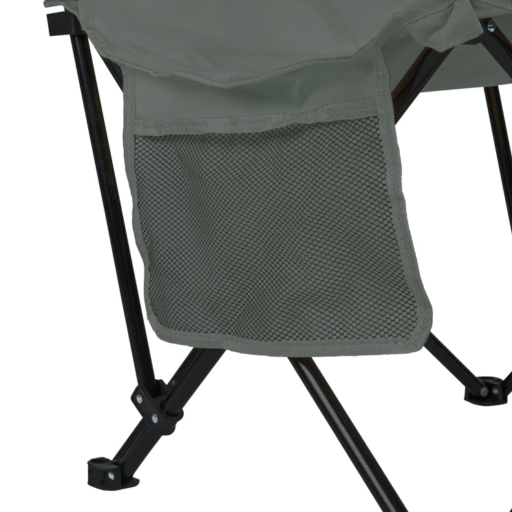 VirtuFit Opvouwbare Camping Stoel - Strandstoel - Grijs - Tweedekans