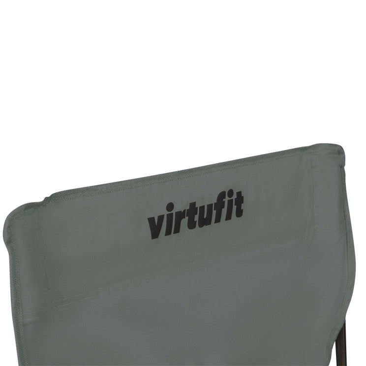 VirtuFit Opvouwbare Camping Stoel - Grijs - Set van 2