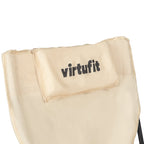 VirtuFit Campingstoel opvouwbaar met voetsteun - Strandstoel - Beige - Set van 2 - Afbeelding 8