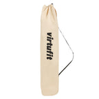 VirtuFit Campingstoel opvouwbaar met voetsteun - Strandstoel - Beige - Set van 2 - Afbeelding 11
