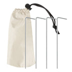 VirtuFit Strandparasol - Windscherm - Strandtent - 160 cm - Beige