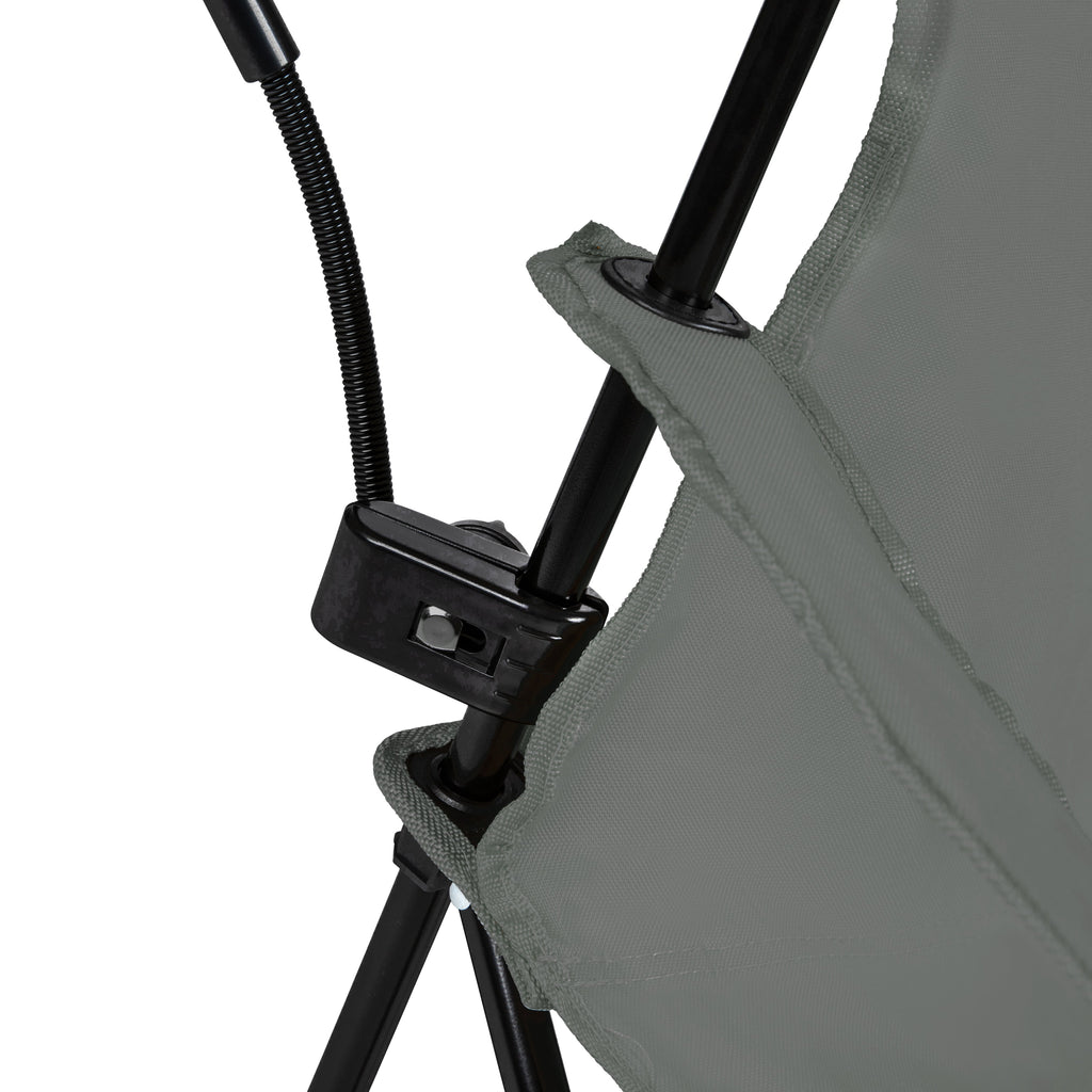 VirtuFit Universele Stoelparasol - Grijs - Tweedekans