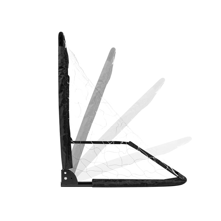VirtuFit Inklapbaar Voetbaldoel -  Voetbalgoal - 90 x 60 cm (set van 2) - Zwart - Tweedekans