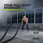 VirtuFit Battle Rope - Fitness Rope Pro - 15 m