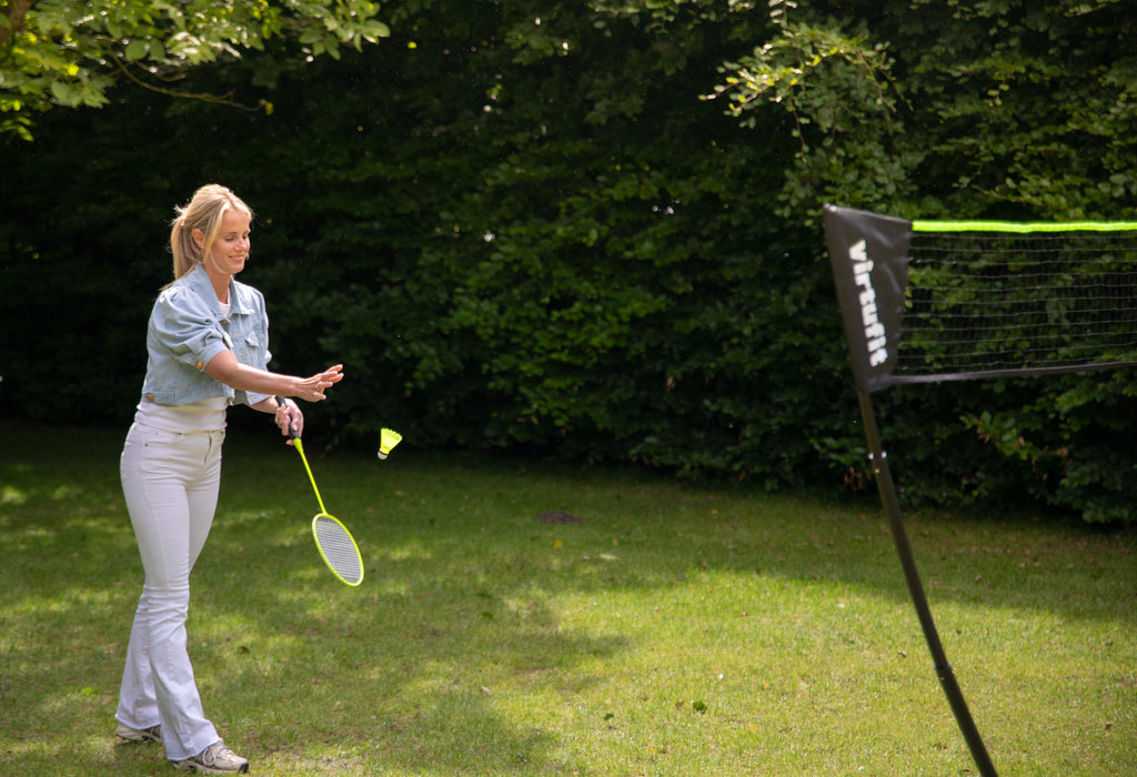 VirtuFit 2-in-1 Portable Badminton- en Tennisset - Inclusief koffer en rackets - Tweedekans