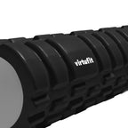 VirtuFit Grid Foam Roller - Massage roller - 62 cm - Zwart - Tweedekans