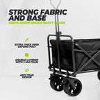 VirtuFit FW100 Opvouwbare Bolderkar - 150 kg Draagvermogen - Incl. Afdekhoes - Zwart