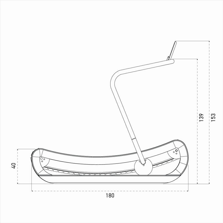Nohrd Sprintbok V2 Loopband - Air Runner - Kersen