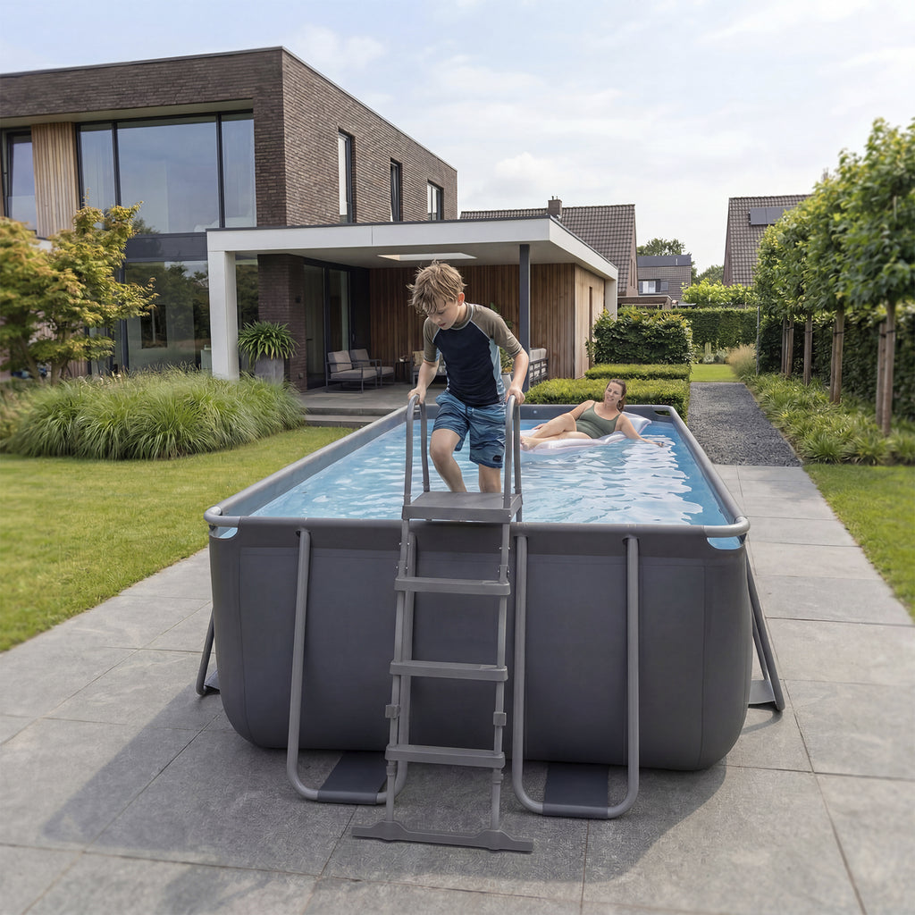 VirtuFit Zwembadtrap 122 cm - Universeel - Tweedekans
