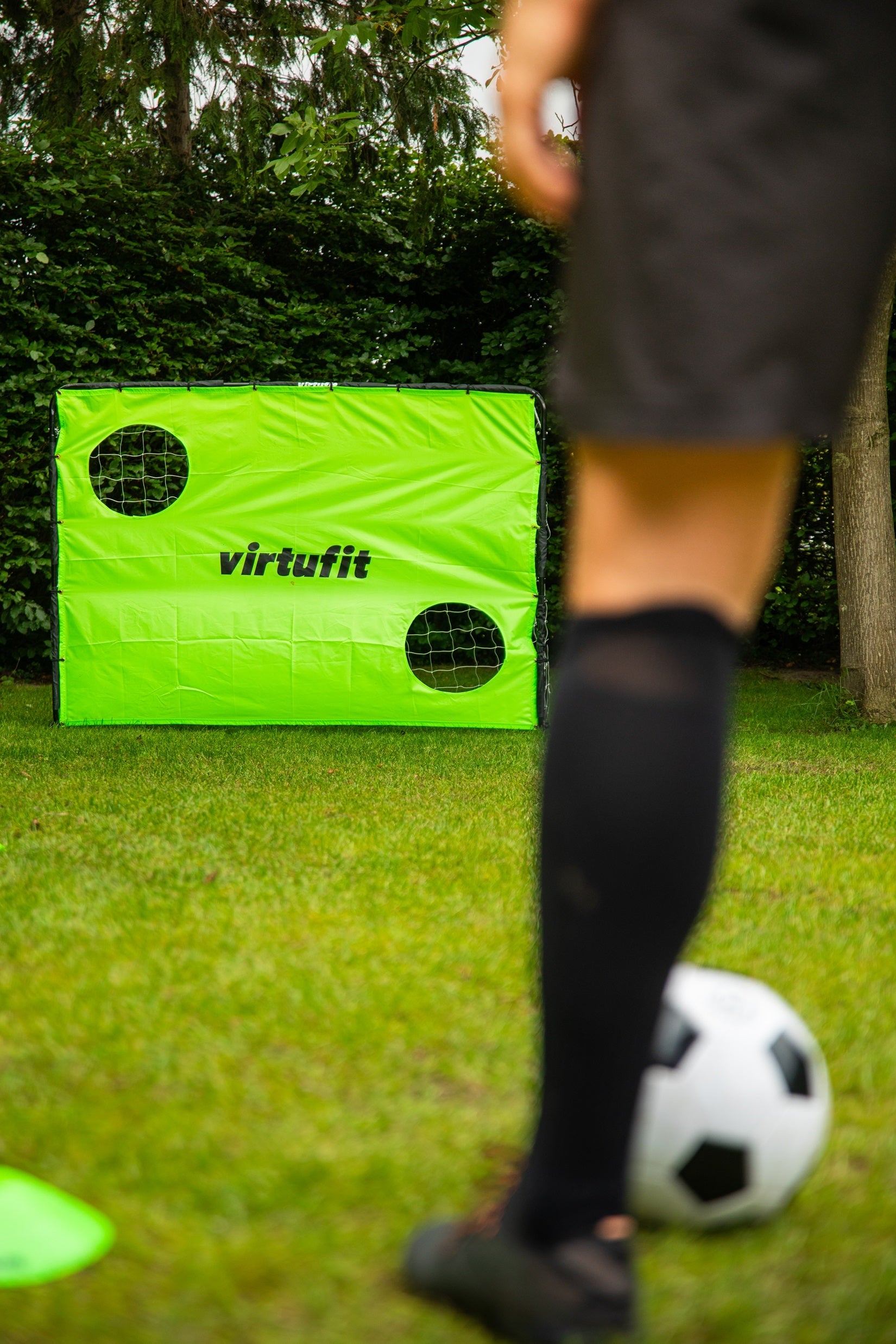 VirtuFit Voetbaldoel met Doelwand - Voetbal Goal - 215 x 150 cm - Tweedekans