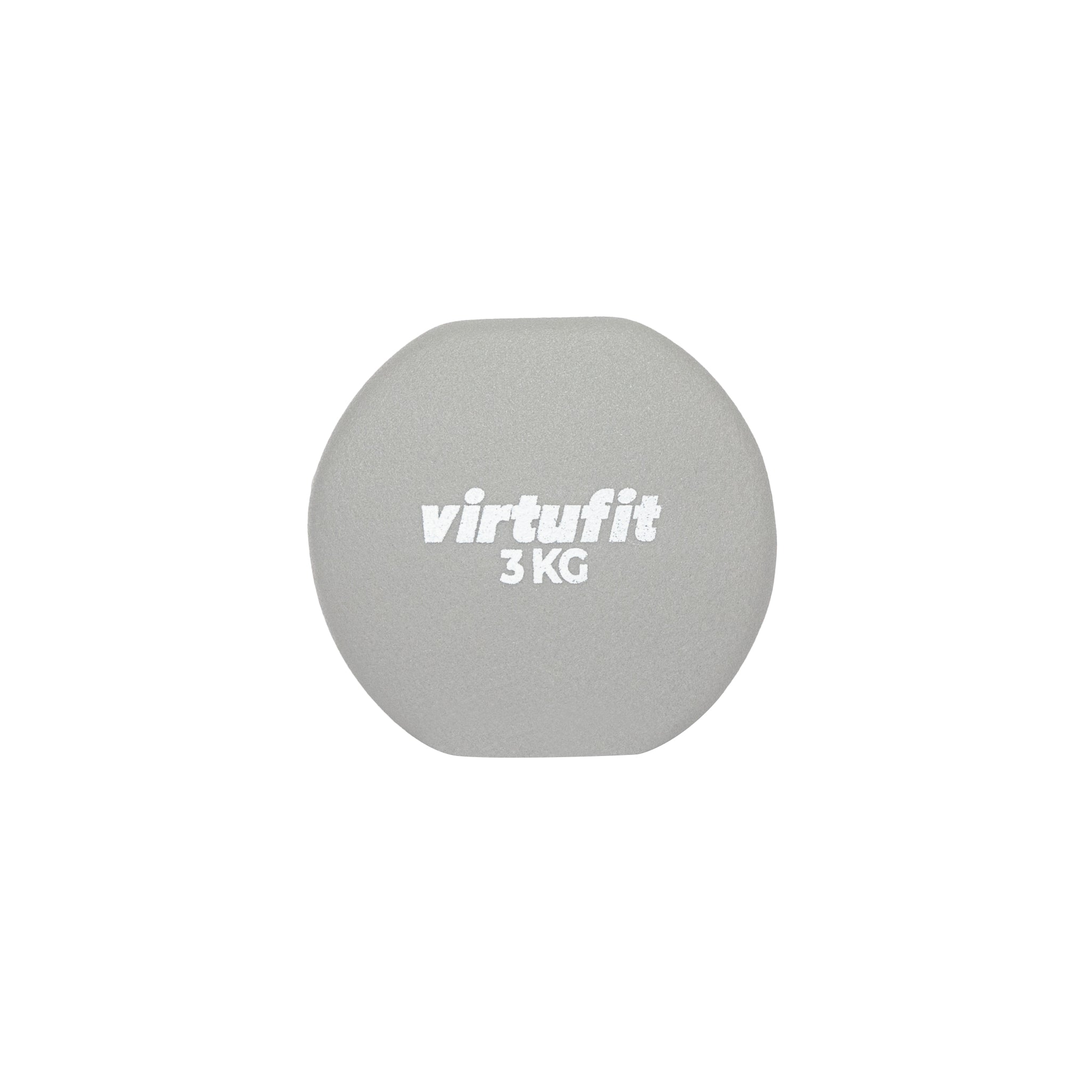 VirtuFit Vinyl Dumbbell Set Pro - 2 x 3 kg - Tweedekans