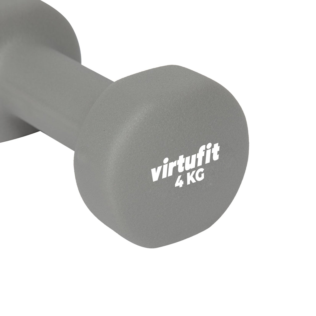 VirtuFit Vinyl Dumbbell Set Pro - 2 x 4 kg - Tweedekans