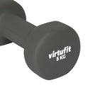VirtuFit Vinyl Dumbbell Set Pro - 2 x 5 kg - Tweedekans