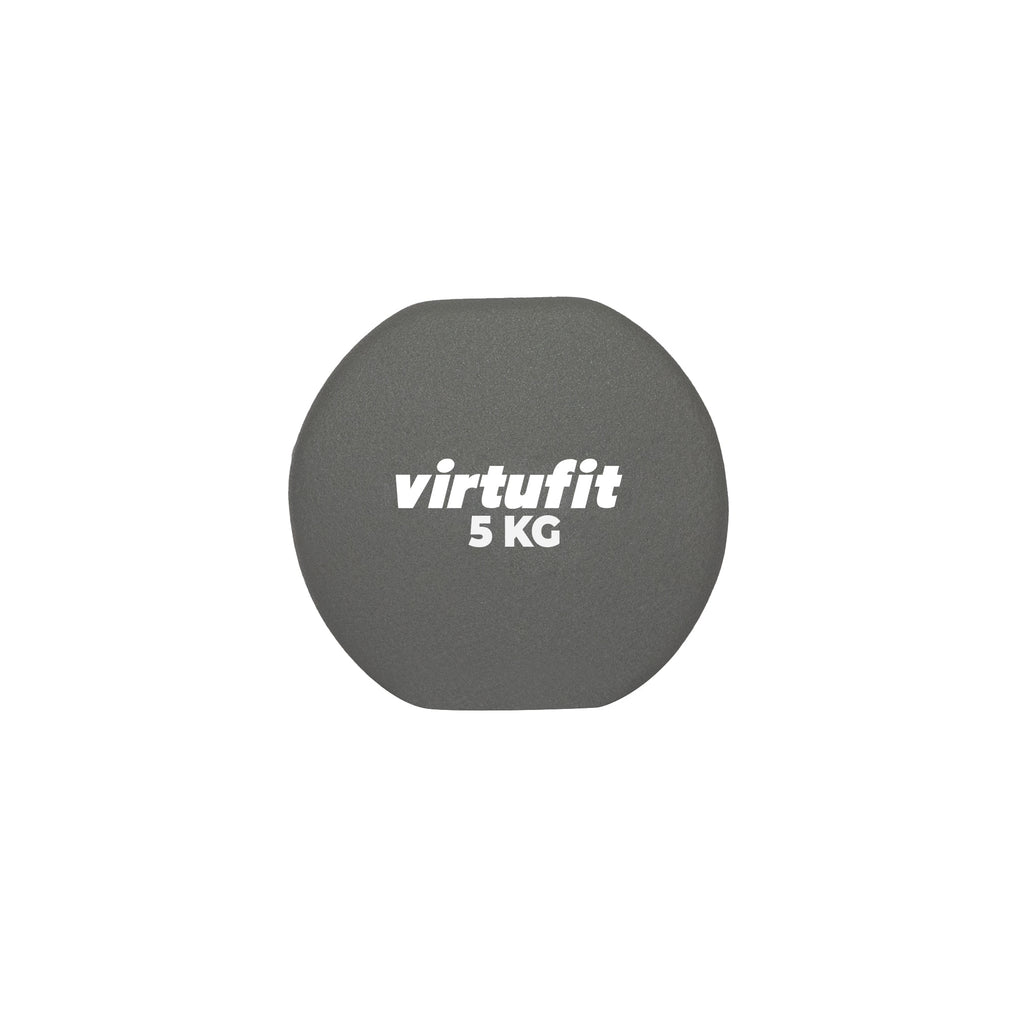 VirtuFit Vinyl Dumbbell Set Pro - 2 x 5 kg - Tweedekans