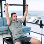 Flow Fitness DSG200i met Perform Fitnessbank - Smart Home Gym - Krachtstation