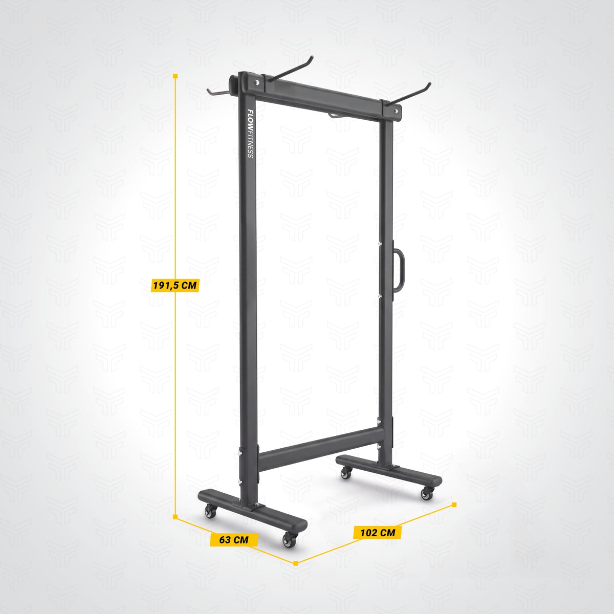 Flow Fitness Opbergrek voor Fitnessmatten - Zwart