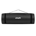 VirtuFit NBR Fitnessmat - 180 x 60 x 1,5 cm - Zwart - met Draagkoord - Tweedekans