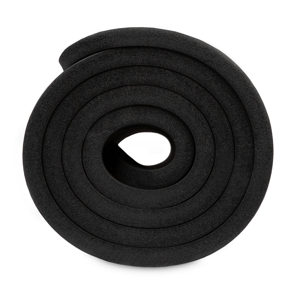 VirtuFit NBR Fitnessmat - 180 x 60 x 1,5 cm - Zwart - met Draagkoord - Tweedekans