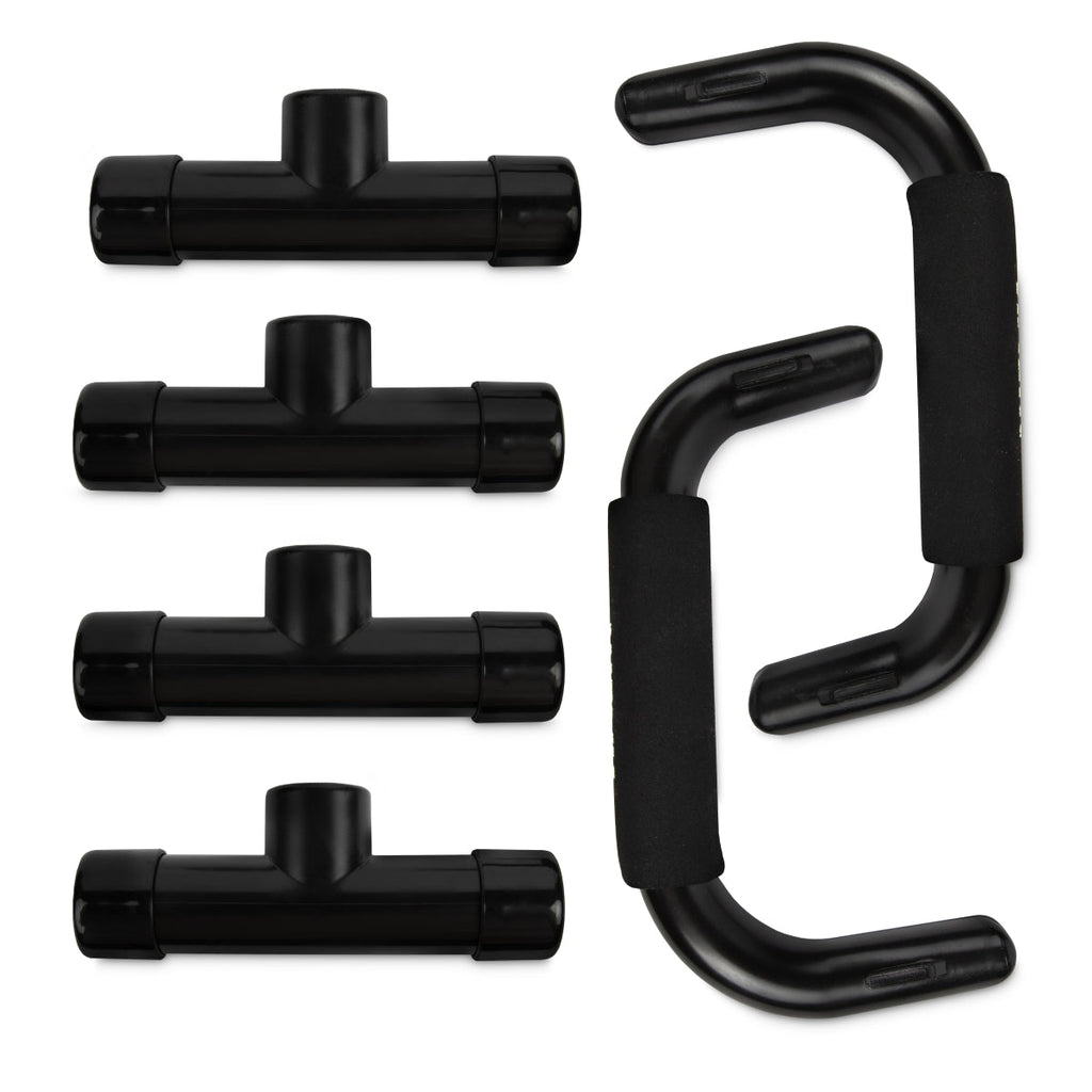 VirtuFit Opdruksteunen - Push Up bars - Zwart - Tweedekans