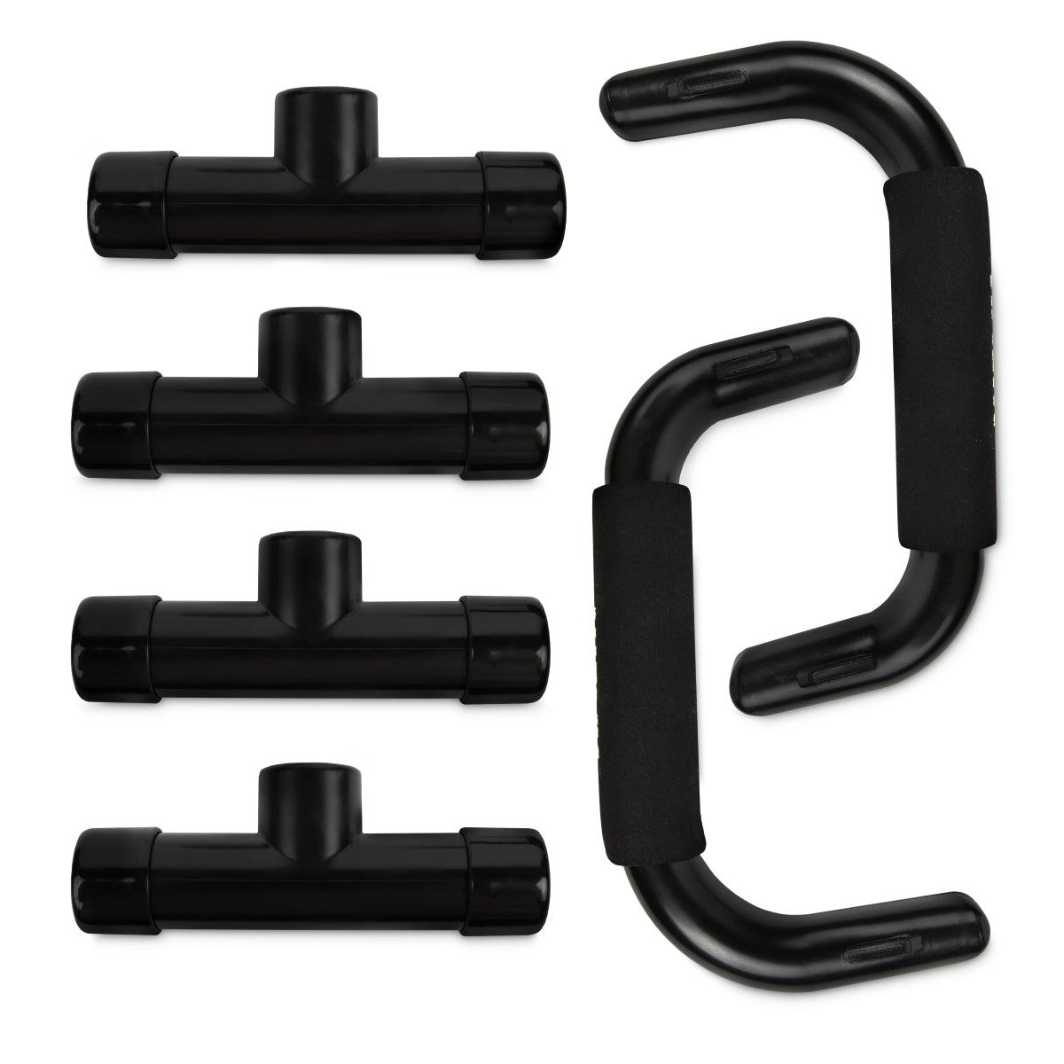 VirtuFit Opdruksteunen - Push Up bars - Zwart - Tweedekans