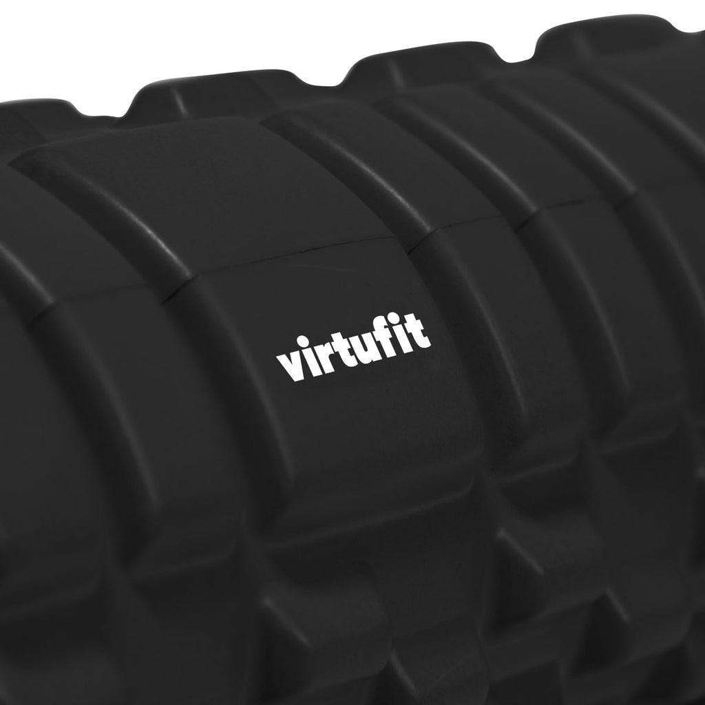 VirtuFit Grid Foam Roller - Massage roller - 33 cm - Zwart - Tweedekans