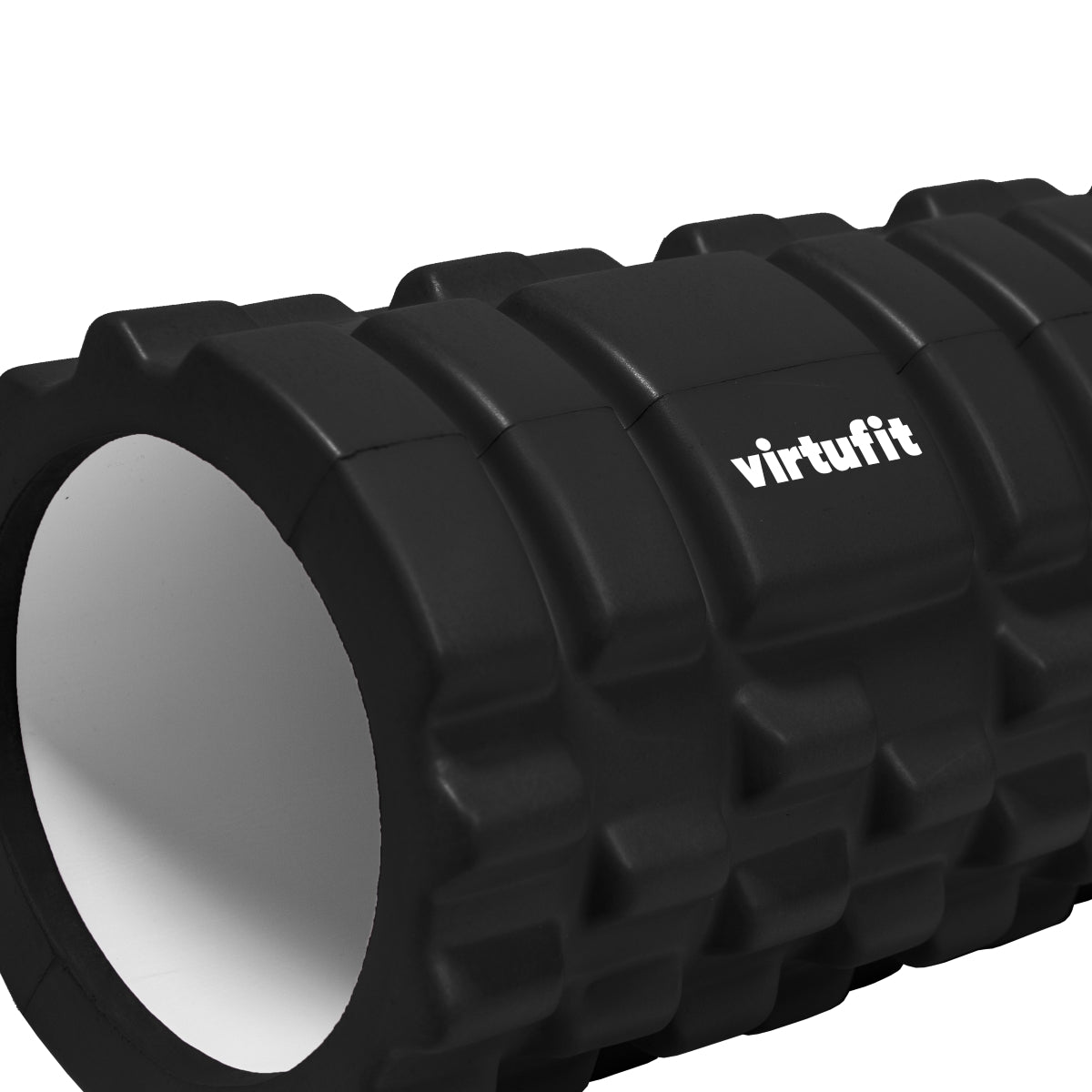 VirtuFit Grid Foam Roller - Massage roller - 33 cm - Zwart - Tweedekans