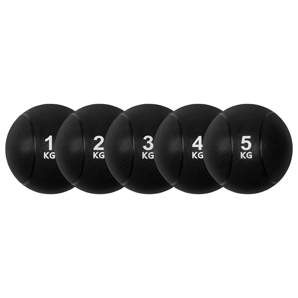 VirtuFit Medicijnbal Pro - Medicine Ball - 5 kg - Rubber - Zwart - Tweedekans