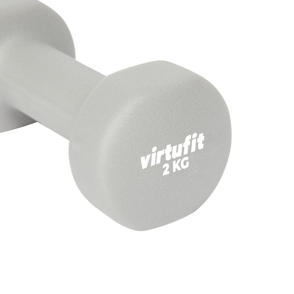 VirtuFit Vinyl Dumbbell Set Pro - 2 x 2 kg - Tweedekans