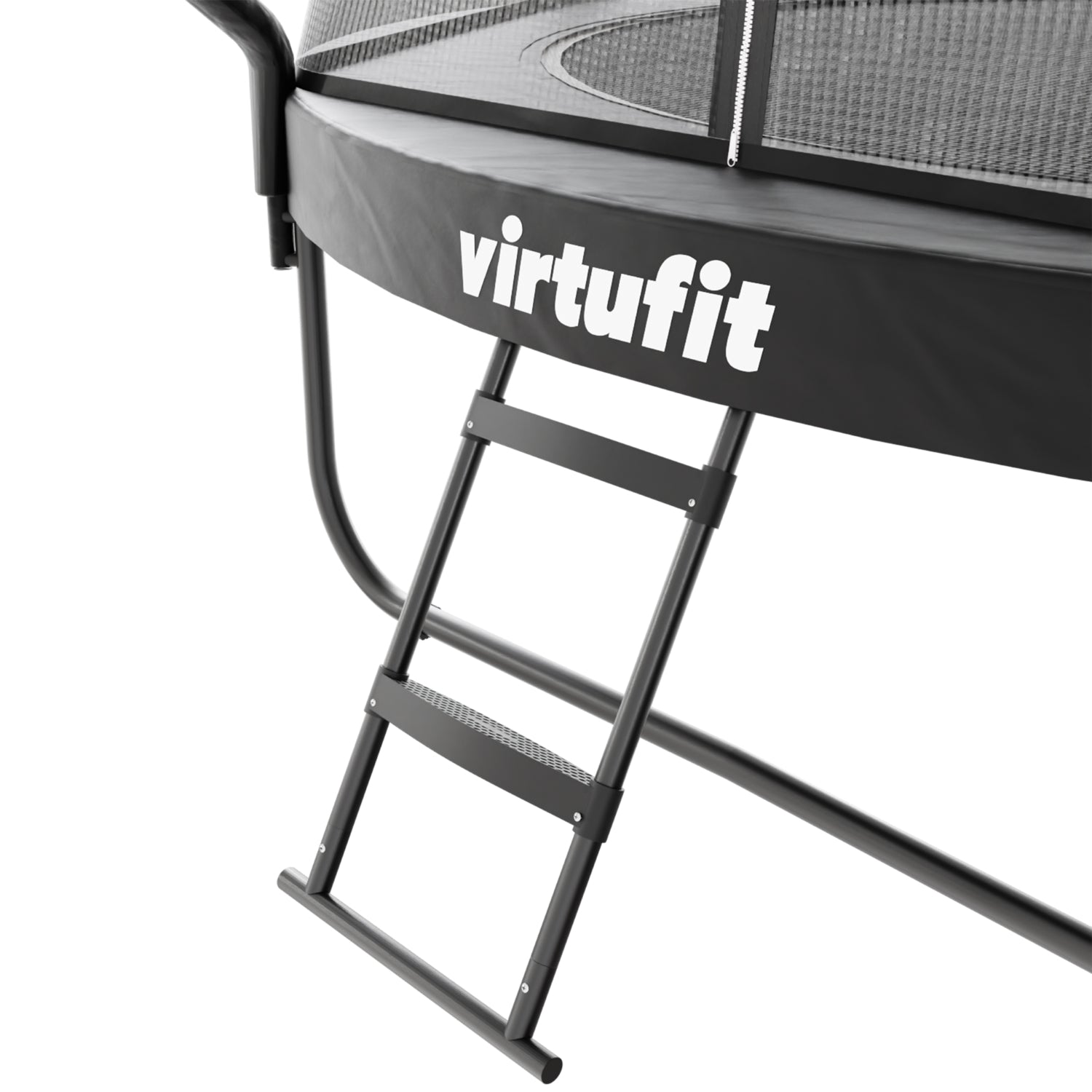 VirtuFit Premium Trampoline met Veiligheidsnet - Zwart - 305 cm - Tweedekans