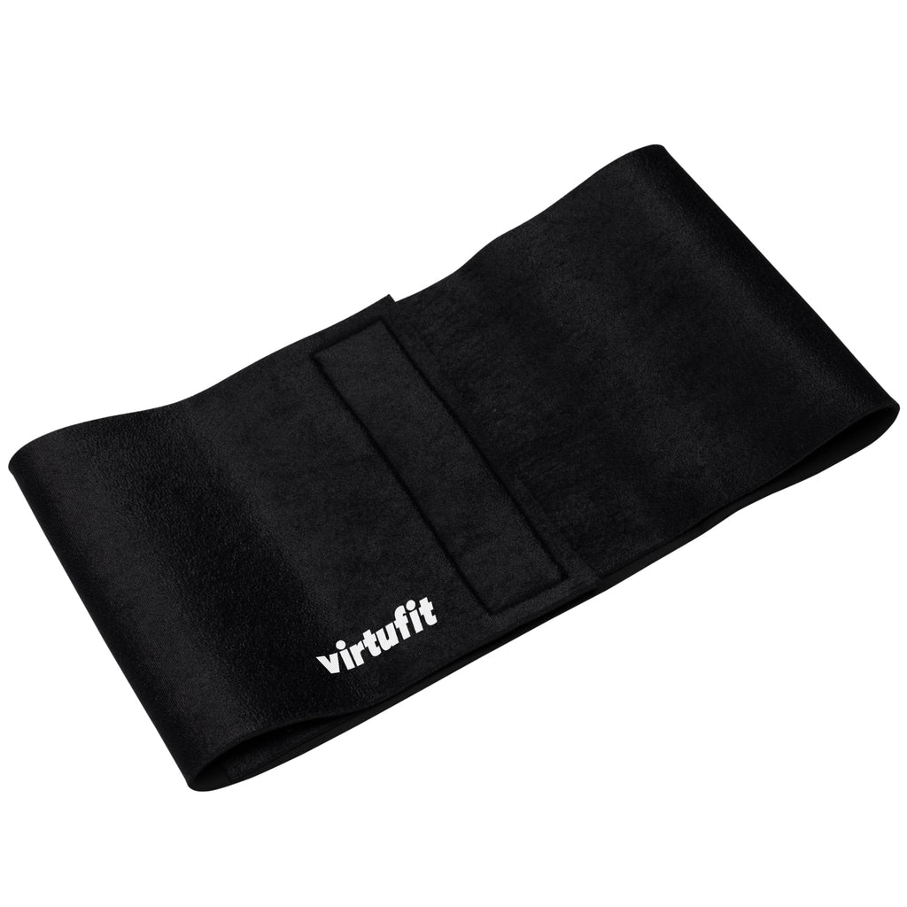 VirtuFit Afslank Tailleband Neopreen 20 - Afslankband - Waist Trainer - 20 cm - Zwart - Tweedekans
