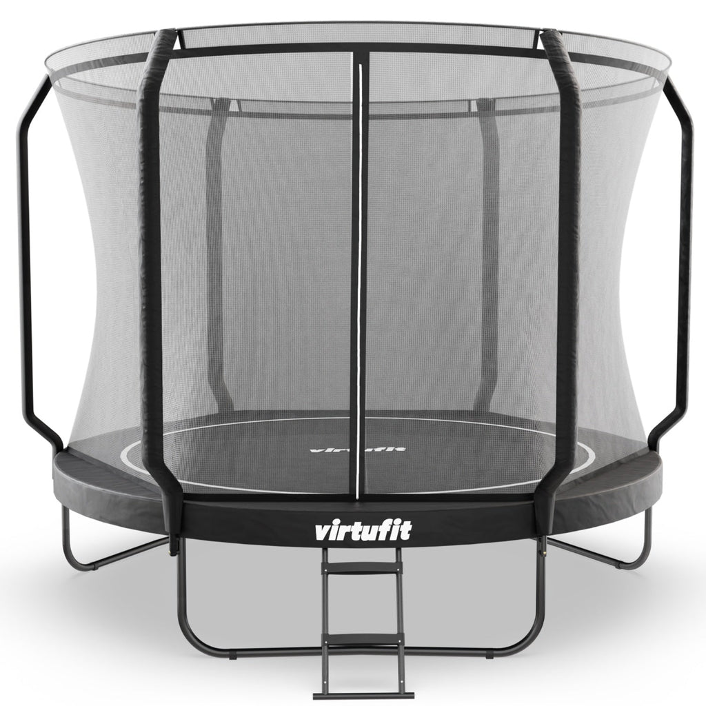VirtuFit Premium Trampoline met Veiligheidsnet - Zwart - 305 cm - Tweedekans