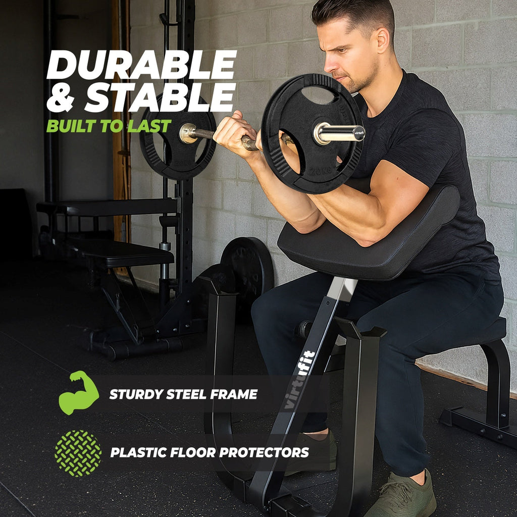 VirtuFit Preacher Curl Station - Halterbank - Tweedekans