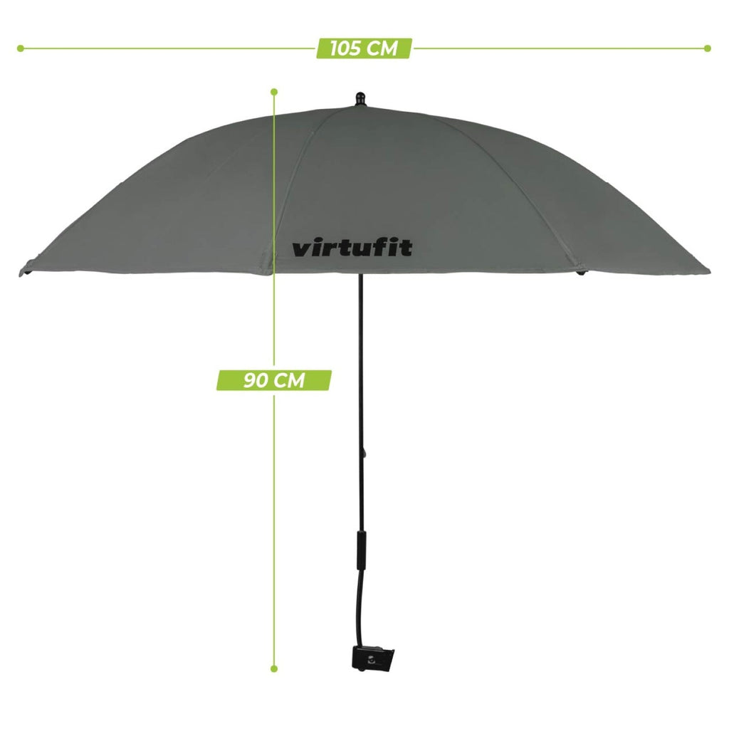 VirtuFit Universele Stoelparasol - Grijs - Tweedekans