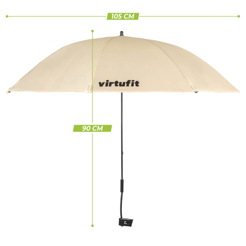 VirtuFit Universele Stoelparasol - Beige - Tweedekans