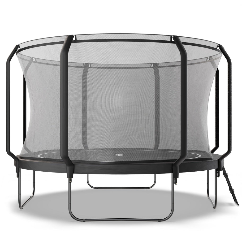 VirtuFit Premium Trampoline met Veiligheidsnet - Zwart - 366 cm - Tweedekans