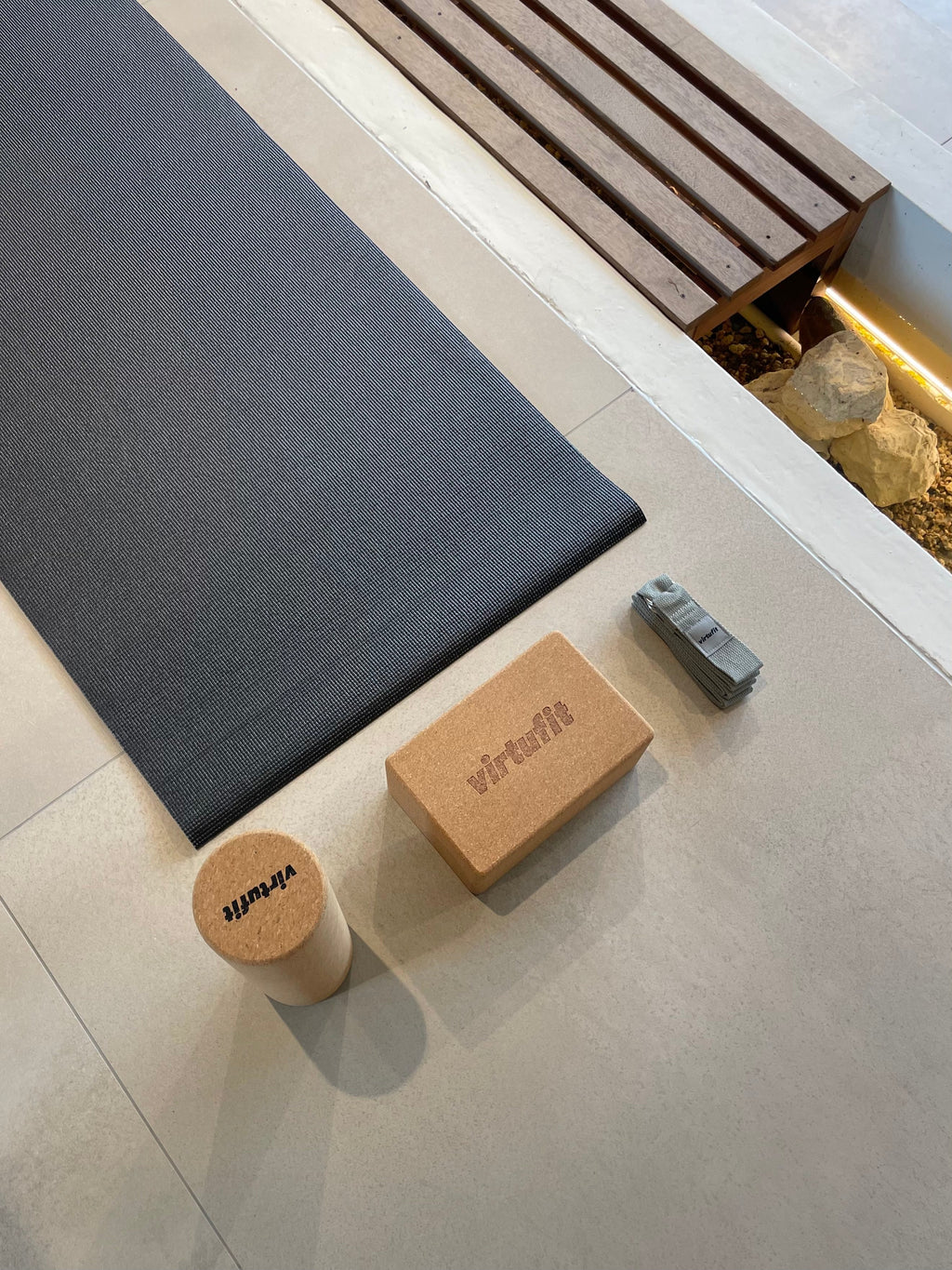 VirtuFit Premium Kurk Yoga Blok - Ecologisch - Tweedekans
