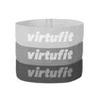 VirtuFit Mini Weerstandsbanden set - Katoen - 3 Stuks - Incl. Opbergtas - Tweedekans