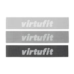 VirtuFit Mini Weerstandsbanden set - Katoen - 3 Stuks - Incl. Opbergtas - Tweedekans