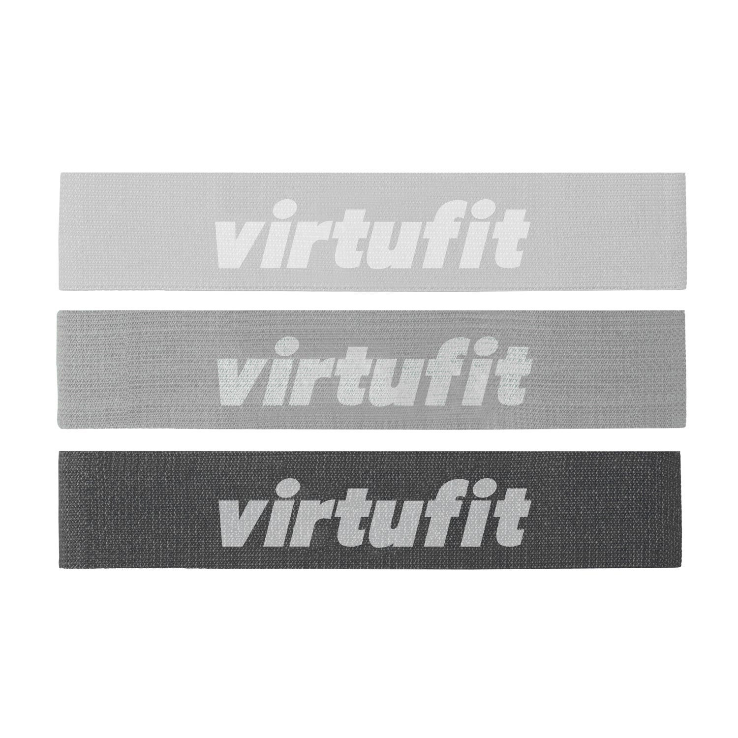 VirtuFit Mini Weerstandsbanden set - Katoen - 3 Stuks - Incl. Opbergtas - Tweedekans