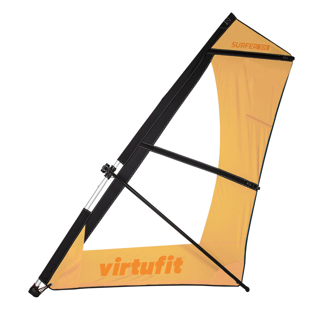 Virtufit Supboard Surfer 305 - Oranje - Inclusief Windzeil en accessoires - Tweedekans